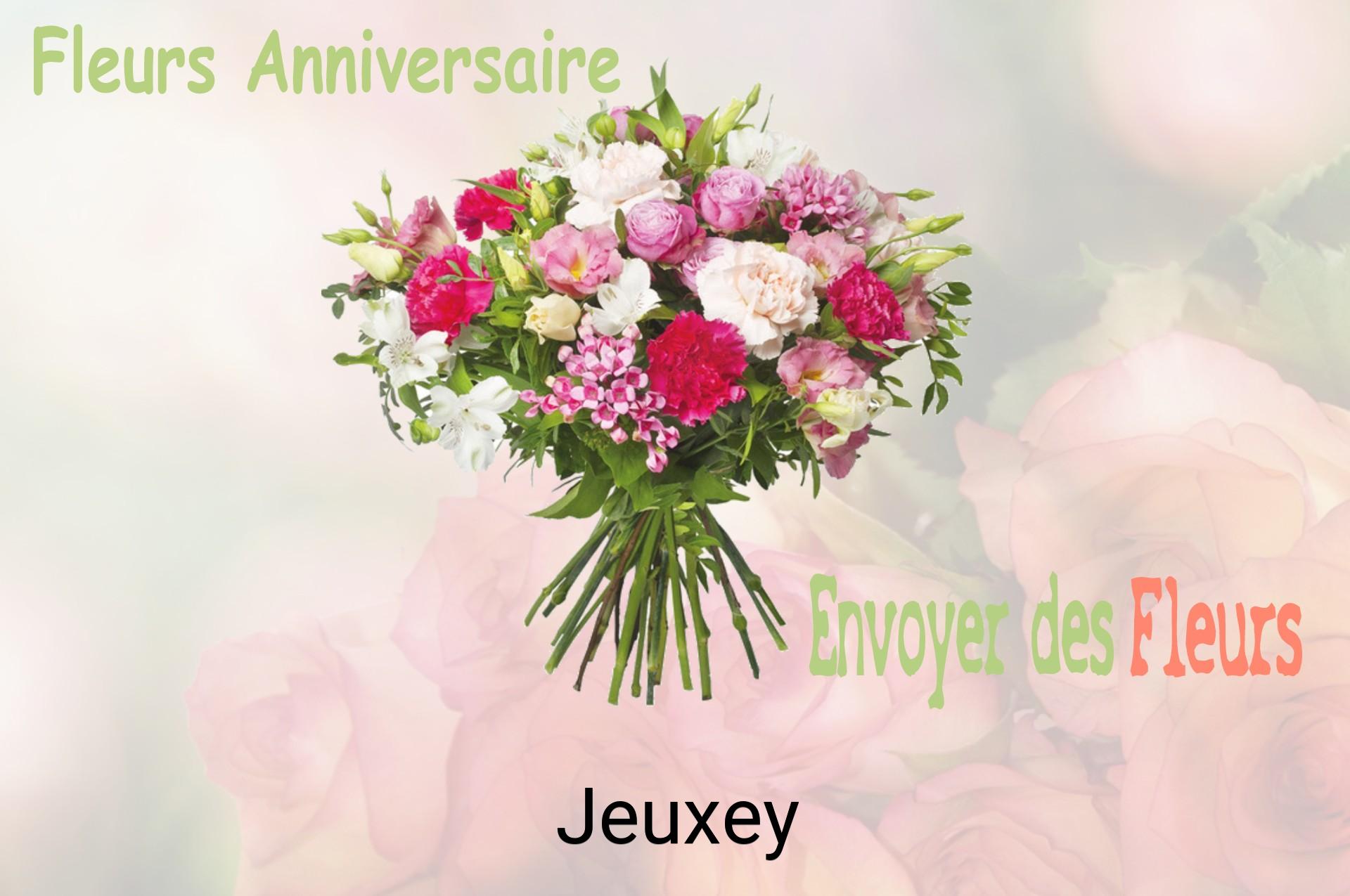 Bouquet de fleurs d’anniversaire livré à Jeuxey